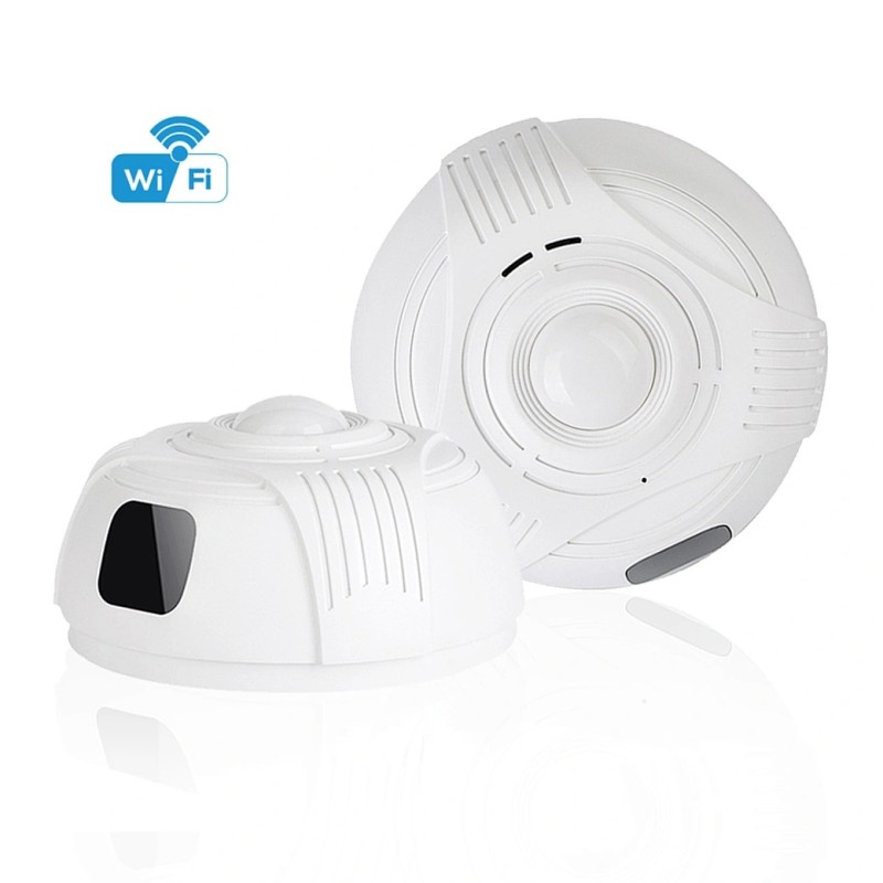 Rookmelder WIFI camera lange autonomie 330° draaibaar