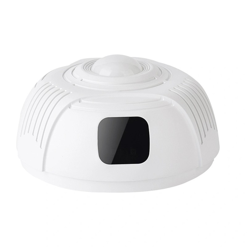 Rilevatore di fumo Telecamera WIFI lunga autonomia orientabile a 330°