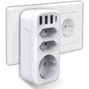 Presa a muro Rilevamento movimento telecamera Full HD Wifi