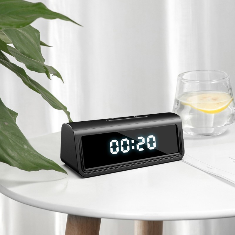 Orologio con telecamera WiFi Full HD e rilevamento del movimento