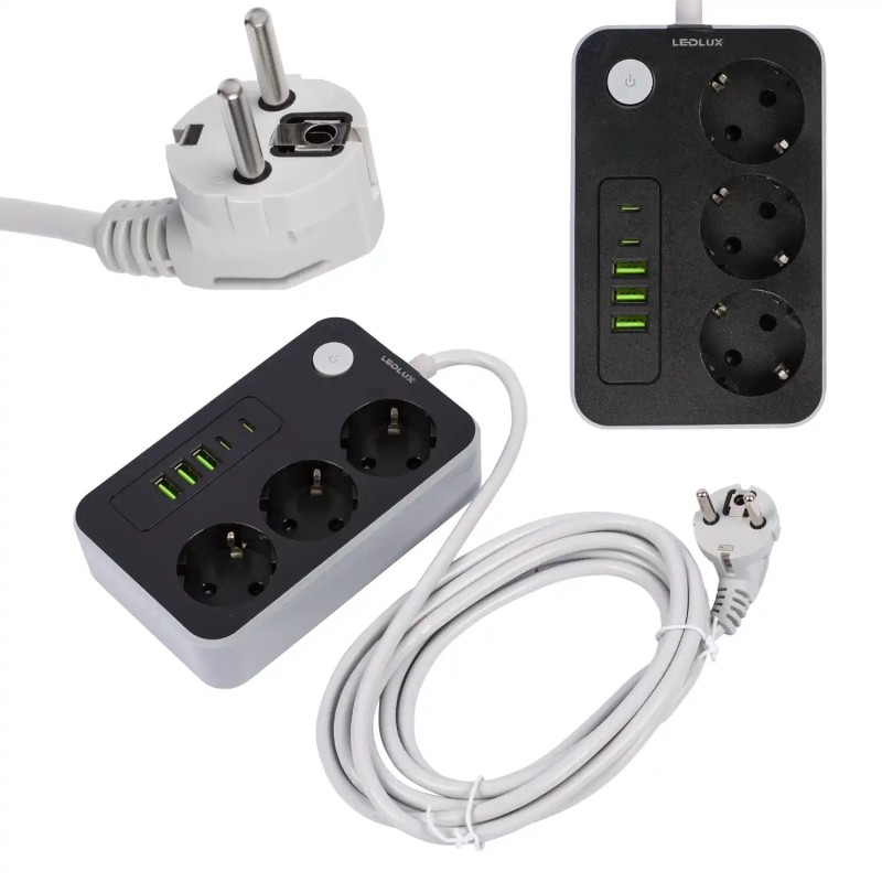 Cámara WiFi Full HD en Regleta de Enchufes y Puertos USB