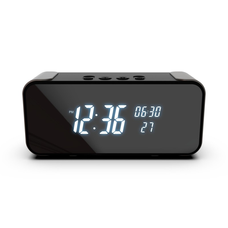 Caméra WiFi Full HD dans Réveil Bluetooth