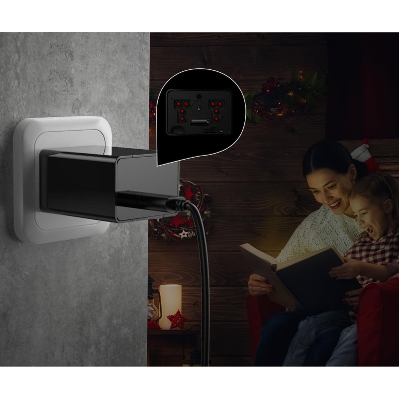 Charger Plug Full HD 1080p Camera with Night Vision