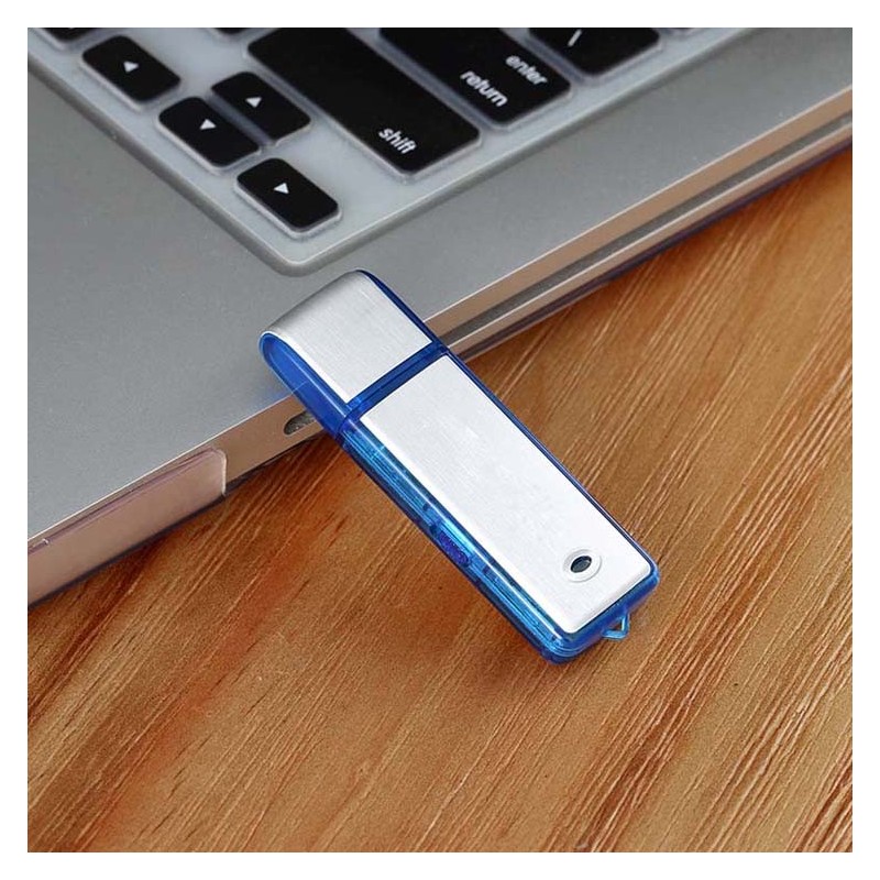 Micro enregistreur clé usb 20 heures d'autonomie