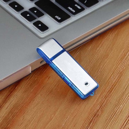 Dictaphone enregistreur espion audio clé usb 20 heures d'autonomie