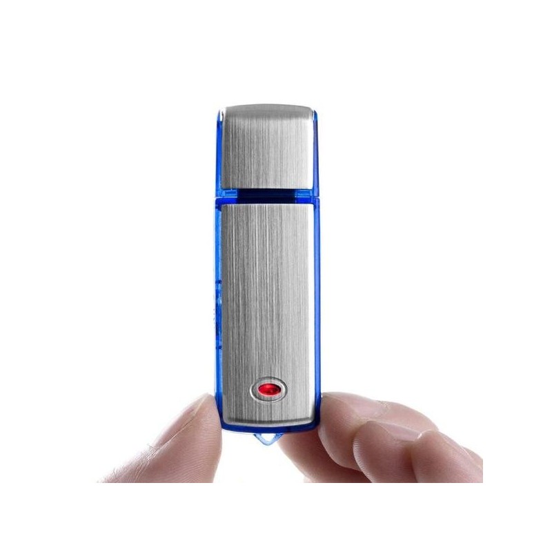 Dictaphone enregistreur espion audio clé usb 20 heures d'autonomie
