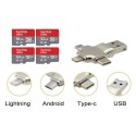 Micro SD Card Reader Compatible with iPhone and Android