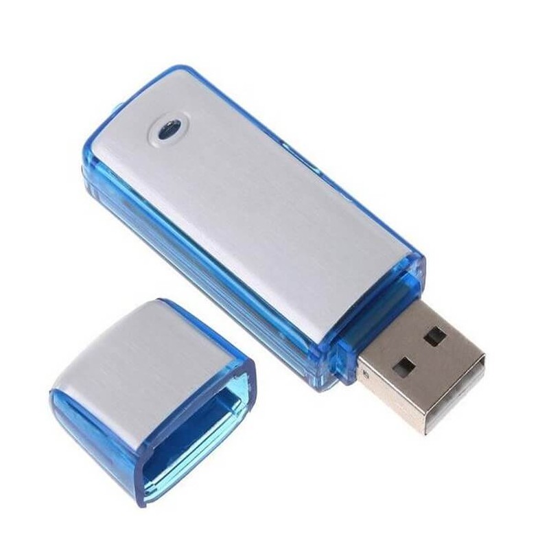 Micro enregistreur clé usb 20 heures d'autonomie