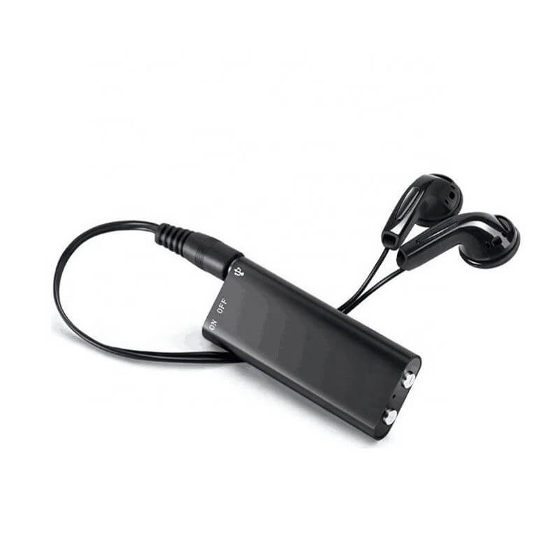 Mini micro espion enregistreur lecteur mp3 10h d'enregistrement